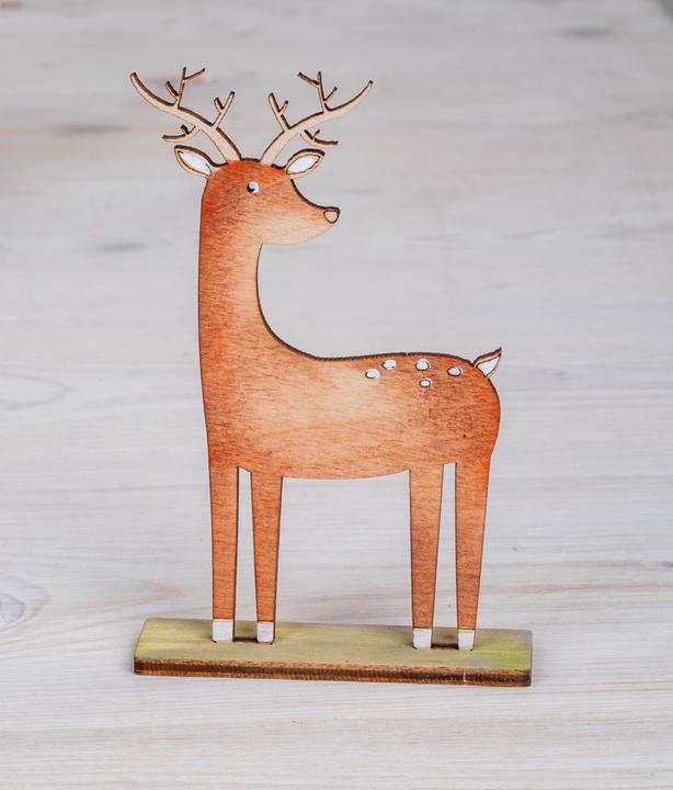 Produktbild Rayher Holzsteck-Bausatz, Waldtiere, 45-tlg.