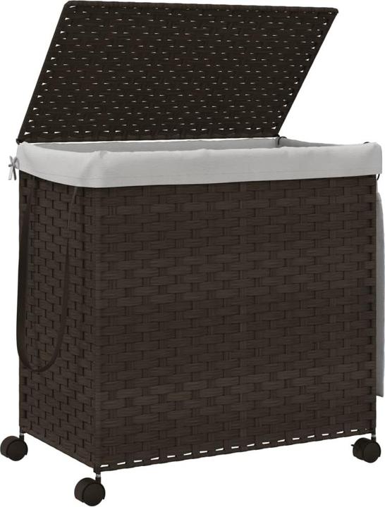 Image du produit vidaXL Panier à linge à roulettes