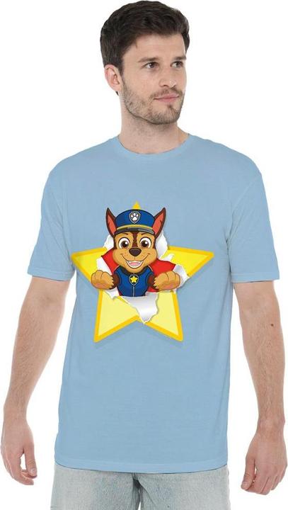 Immagine prodotto Paw Patrol Maglietta Chase Stella Strappata Uomo (M)