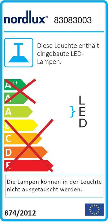 Energie-Label Nordlux Artist (1000 lm)