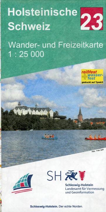 Actual product image Leisure map 23 Holstein Switzerland