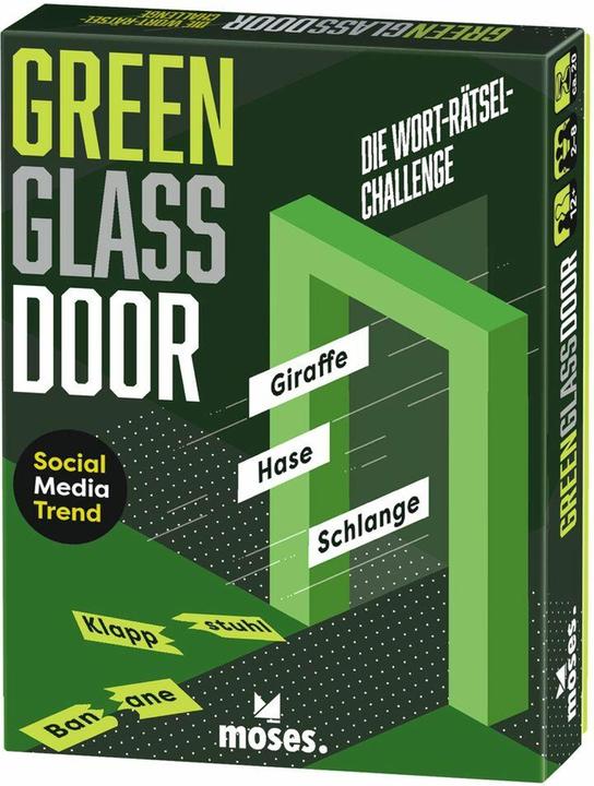 Actual product image Green Glass Door (German)