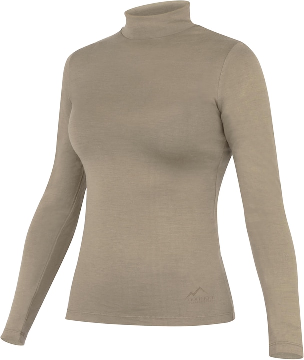 Actual product image Normani Ladies' merino longsleeve with stand-up collar "Romsey" - 9561 (XS)