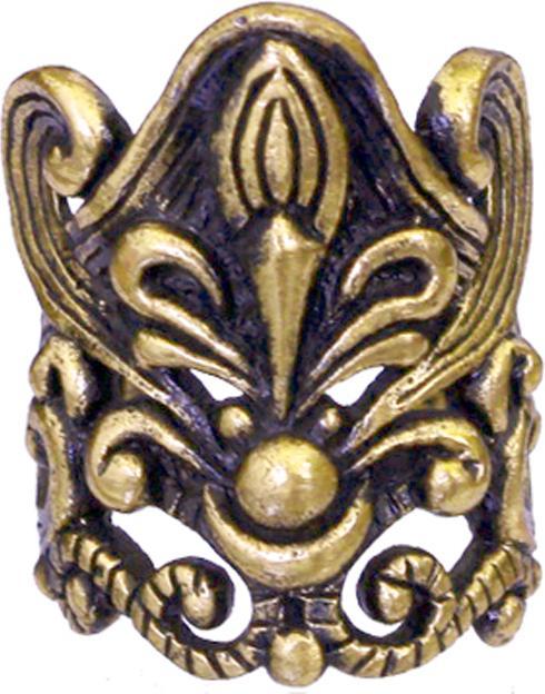 Produktbild Star Piercing Ear Cuff vergoldet Indische Blume (Messing)