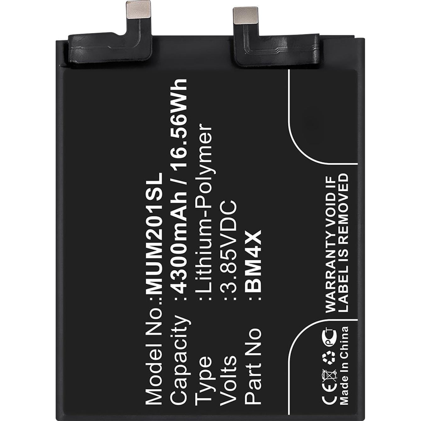 Clappio 4600mAh Lithium-Polymer Ersatzakku, Smartphone Akku