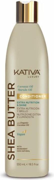 Kativa Shea Butter Coconut y Marula Oil Conditioner 550ml (550 ml)