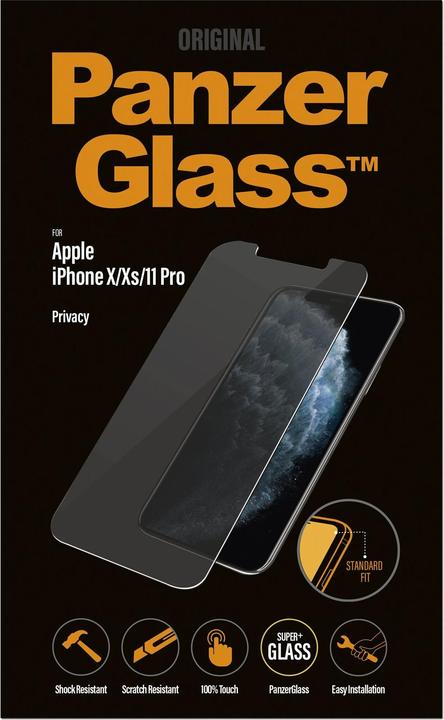 Actual product image PanzerGlass Privacy (1 pcs., Apple iPhone 11 Pro)