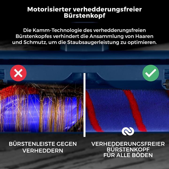 Actual product image TOWER 3-in-1 Wireless Vacuum with HEPA Filter, Anti-Tangle Brush, and Cyclonic Suction