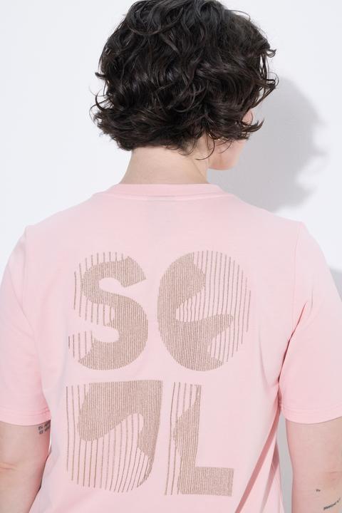 Produktbild Ulla Popken Sweatshirt, Metallic-Stickerei, Rundhals, Halbarm (58, 60)