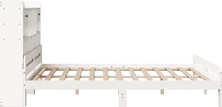 Image du produit vidaXL Bett mit Regal (180 x 200 cm)