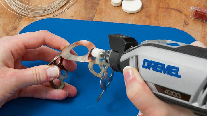 Produktbild Dremel Polierfilz Ø 9,5 mm (4 Stück)