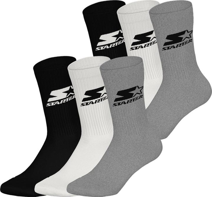 Produktbild Starter Basicsocken Crew (6er Pack, 35 - 38)