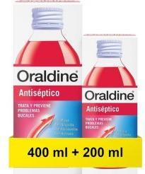 Image du produit Johnson & Johnson Oraldine Antiseptique 400ml Set 2 Pieces (400 ml, Rince-bouche)