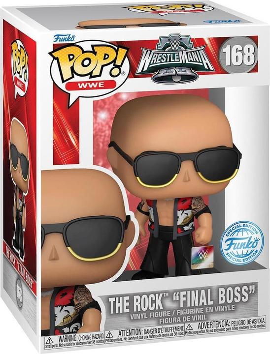 Image du produit Funko POP! WWE The Rock: Final Boss (168) EXM