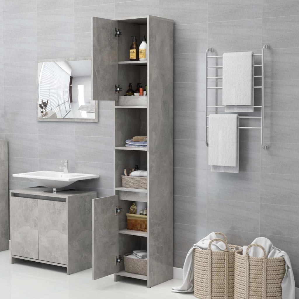 VidaXL, Badezimmerschrank, Kalonice (30 x 30 x 183.5 cm)