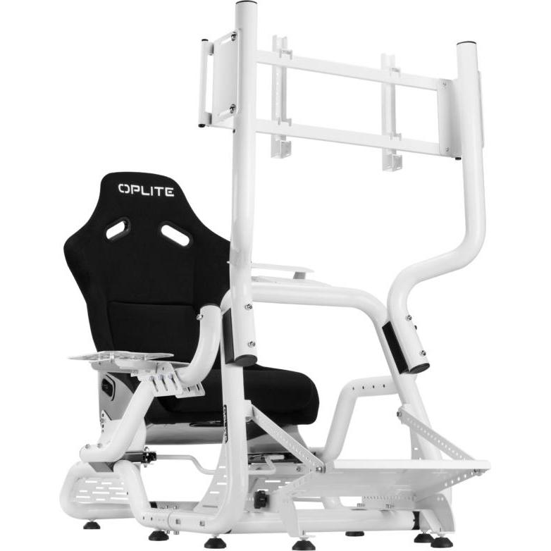 Thumbnail - Oplite Simracing & Flightsim Holder White retail (Speditionsversand), Zubehör Gaming Möbel, Weiss