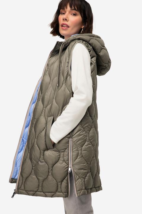 Actual product image Laurasøn Long Quilted Vest (M)