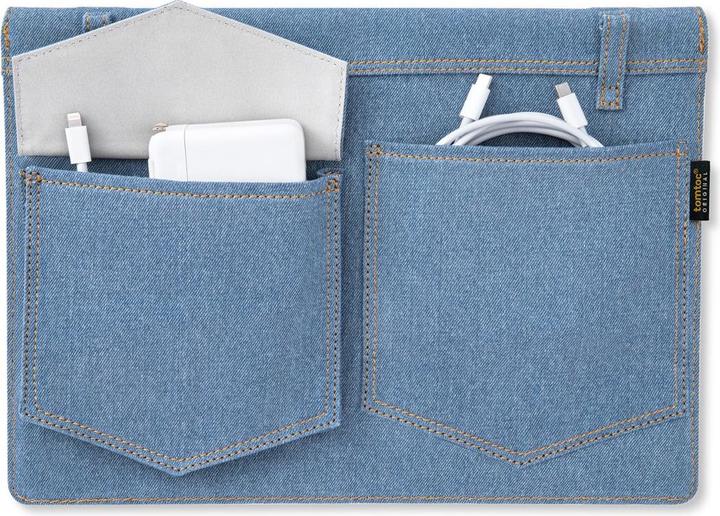 Actual product image tomtoc Premium H26 (13") Denim Ladies Shoulder Bag (13.60", Universal, Apple)