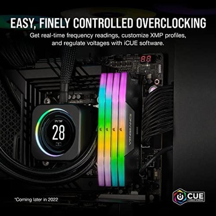 Actual product image Corsair Vengeance RGB (2 x 32GB, 7000 MHz, DDR5 RAM, U-DIMM)