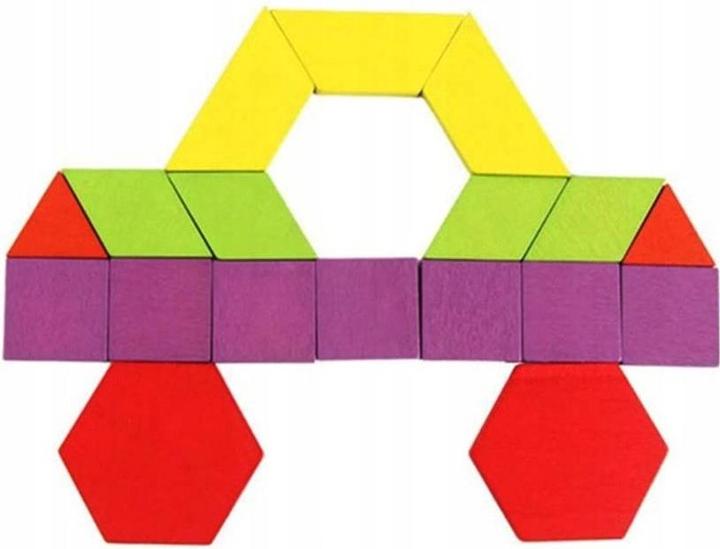 Actual product image Kruzzel Lesson - geometric figures (155 pieces)