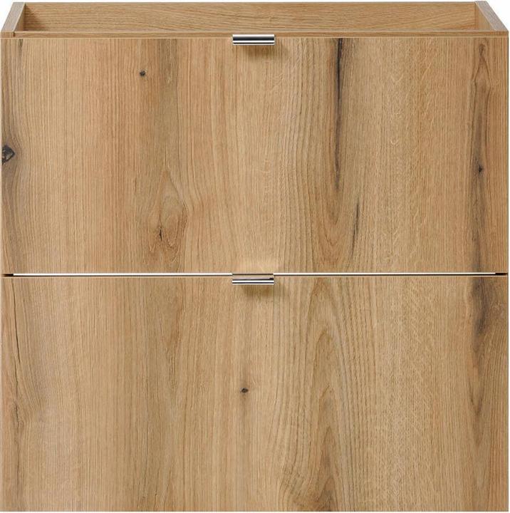 Produktbild En.Casa Waschtisch Skelbolu mit Schubladen 60x72x40 cm Eicheoptik