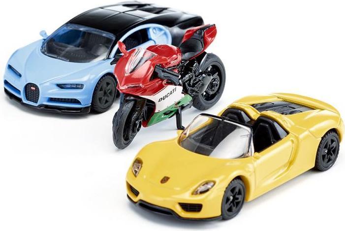 Produktbild Siku Sportwagen und Motorrad