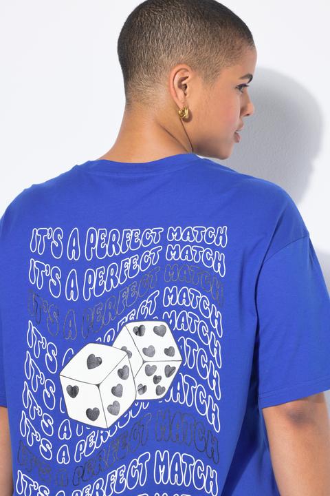 Immagine prodotto Studio Untold Abito midi a maglietta dal taglio oversize con grande stampa sul retro (46, 48)