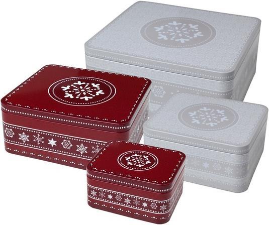 Actual product image Birkmann Snowflake biscuit tin set