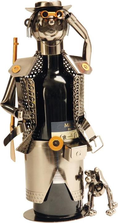 IKO Wine bottle holder 'Hunter' h = 32cm (Wine bottle holder)