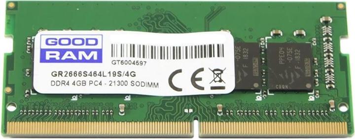Immagine prodotto Goodram GR2666S464L19S/4G Modulo di memoria GB DDR4 (1 x 4GB, 2666 MHz, DDR4-RAM, SO-DIMM)