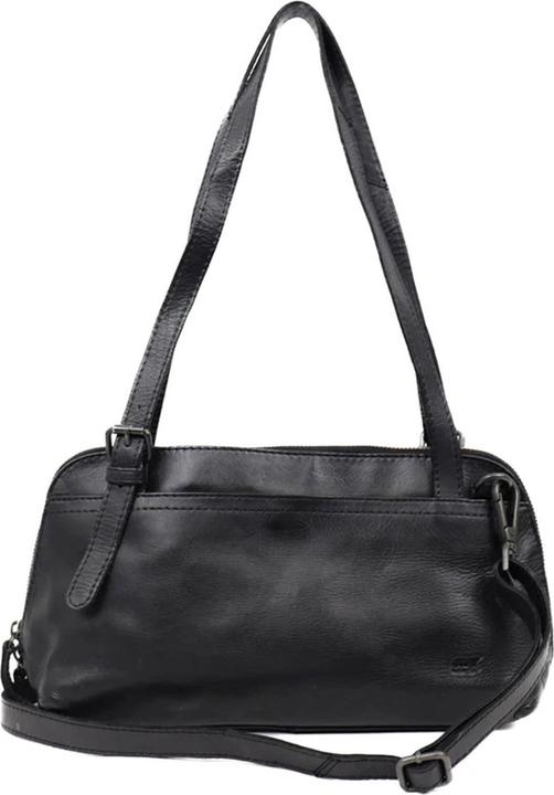 Actual product image Bear Design Medium Schoudertas Dames - Leer - Daphne - Zwart