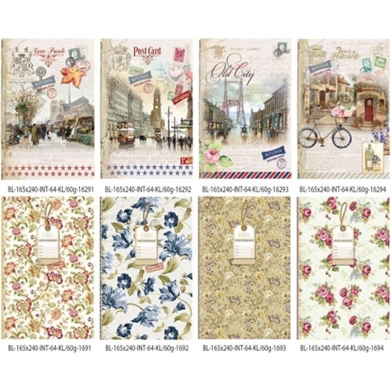 Fresh, Quaderno + Bloc notes, Dekoratives Notizbuch 165x240/64K Raster