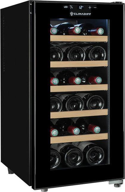Image du produit Climadiff Weinkühlschrank CUVEE18 Freistehend, 1 Zone, 18 Flaschen