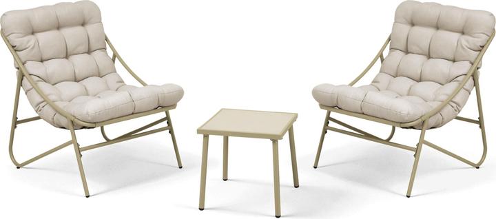 Gartenmöbelset Trölleping 3-tlg. Beige