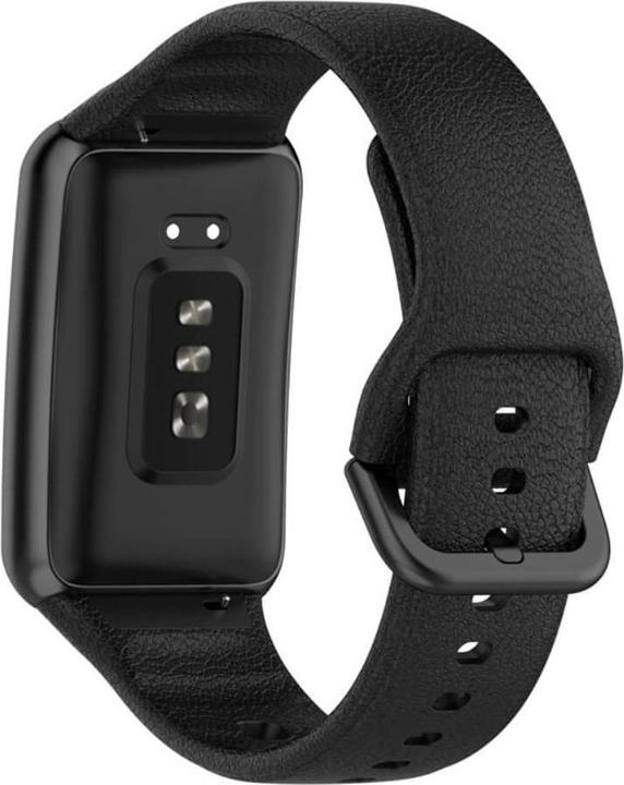 Image du produit Cover-Discount OPPO Watch Free - Bracelet de remplacement en silicone noir (Silicone)