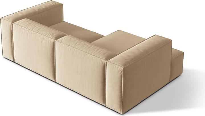 Image du produit Micadoni Canapé D'Angle Gauche Modulaire, "Nuria", 3 Places, 147x252x72 Fabriqué en Europe (Canapé d'angle, Canapé modulaire)