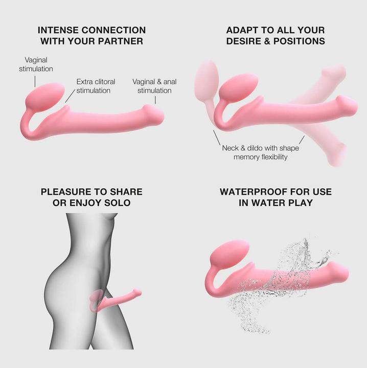 Actual product image Strap-on-me Semi Realistic Bendable