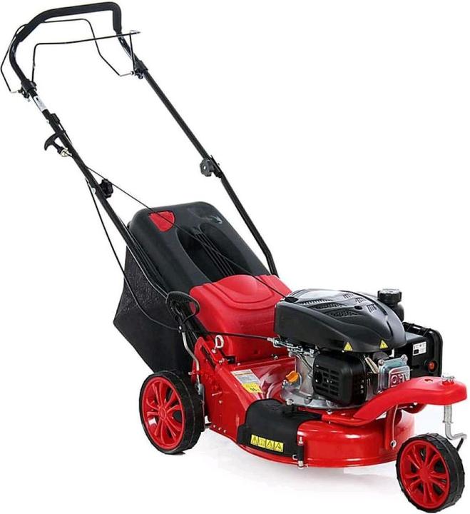 GeoTech Rasenmäher Radantrieb mit vorderem Drehrad (Benzinbetrieb)