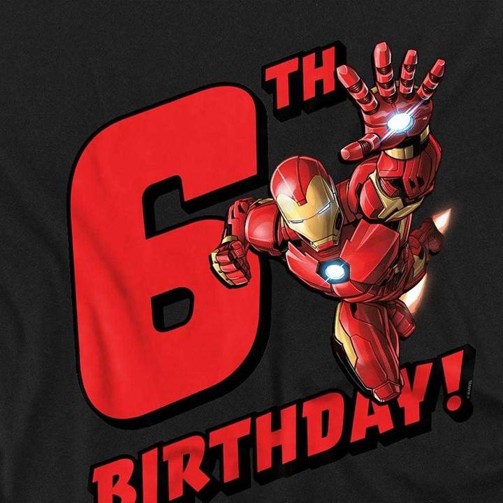 Produktbild Iron Man Sweatshirt 6 Geburtstag (152, 158)