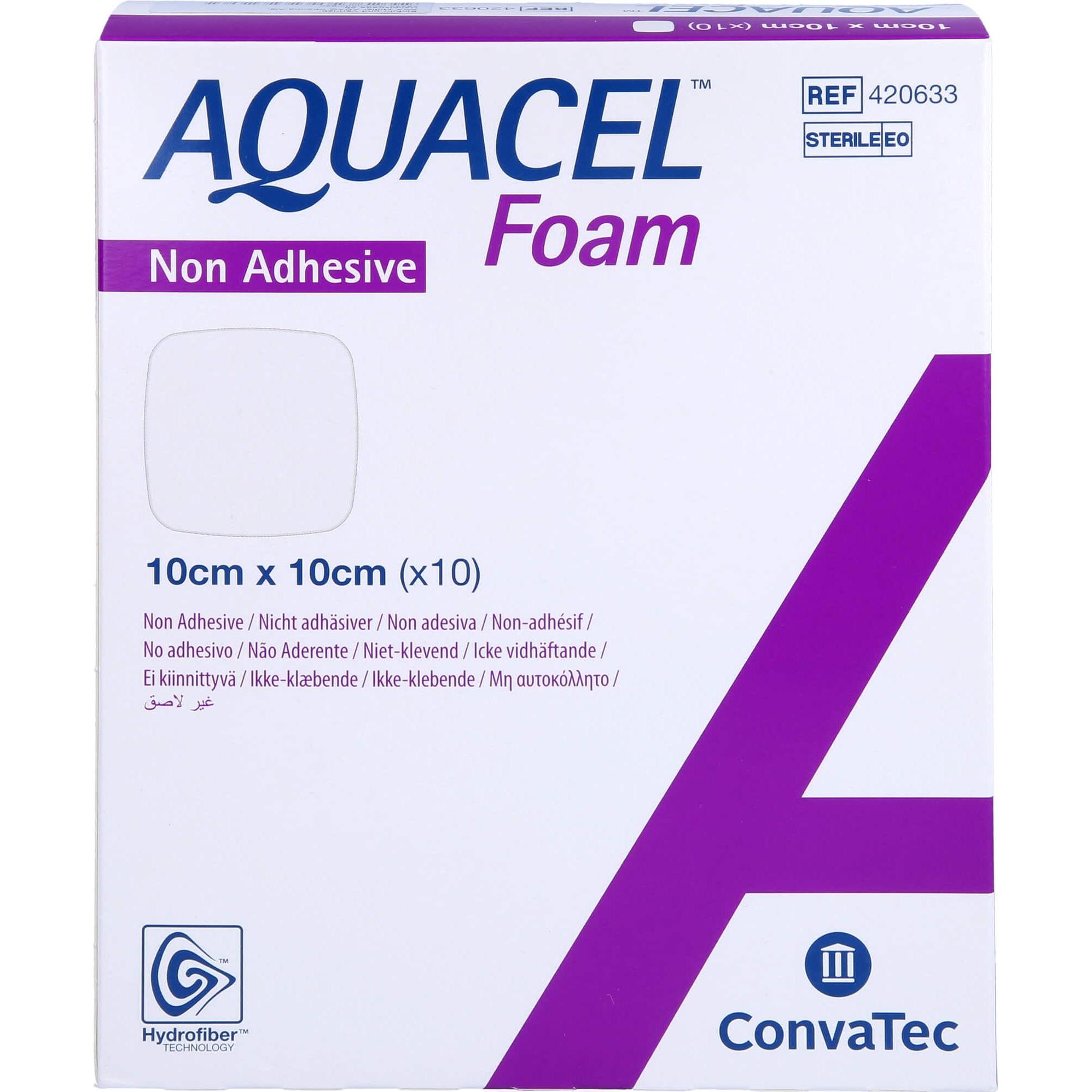 Thumbnail - Aquacel Ag, Verbandsmaterial, Schaumverband nicht-adhäsiv 10x10cm