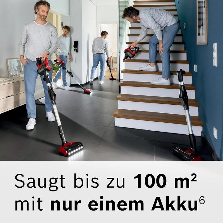 Produktbild Bosch Hausgeräte Unlimited 7 ProAnimal BKS711PET mit Knickrohr, Tornado Rot