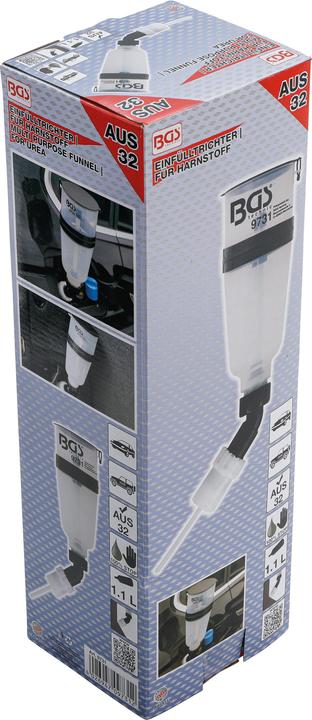 Actual product image BGS Multi Purpose Funnel for Urea (AUS 32) angled (56.30 cm, 1.10 l)