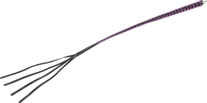 Productafbeelding Rise 90 cm Bullenpeitsche – Schwarz/Lila