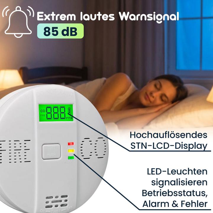 Actual product image Eaxus Brand- & Kohlenmonoxidalarm