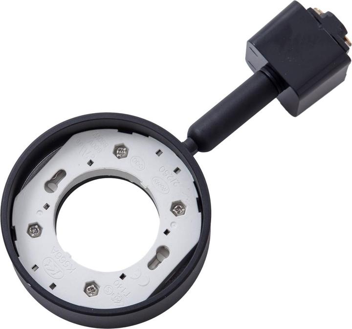 Produktbild Prios Jardani Spot für 1-Phasen-Schiene schwarz (GX53)