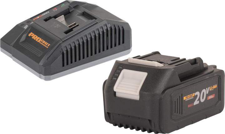 Procraft Starter Pack C20/6.5 Schnell Ladegerät 20 V 6,5 A + 1x 20/4 Akku 4,0 Ah (20 V)