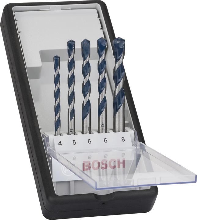 Actual product image Bosch Professional Zubehör 5-piece CYL-5 concrete drill bit set, Robust Line, 4-8 mm (4.00 mm, Ø 8.0 mm, 6.0 mm, 5.0 mm)