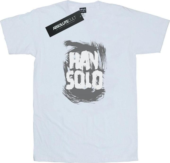 Actual product image Star Wars Mens Han Solo Text T-Shirt (XL)
