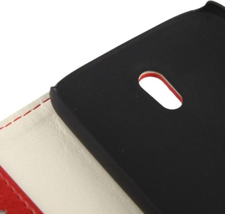 Produktbild König Design Handyhülle Tasche für HTC Desire 500 rot (HTC Desire 500)
