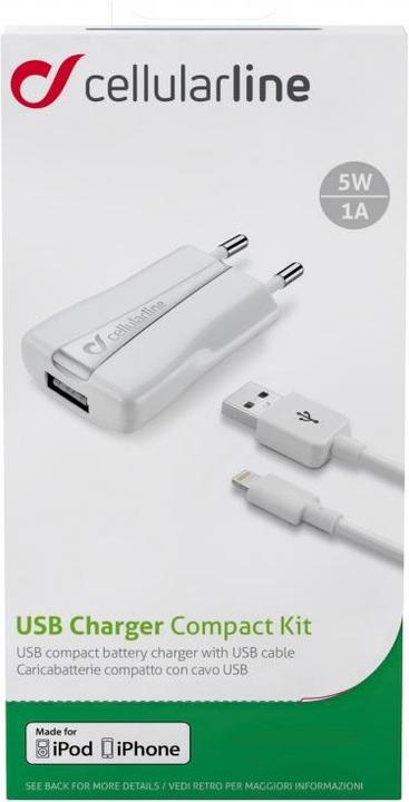 Image du produit Cellularline Chargeur USB (10 W, 1 portion)